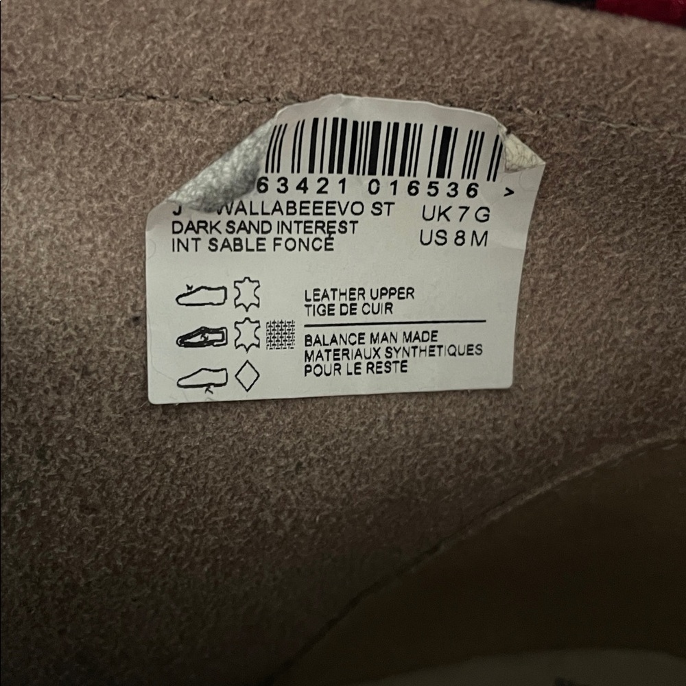 Clarks Originals NWOT Wallabee x Stranger Things Evo dark sand Hellfire Club - Picture 6 of 6